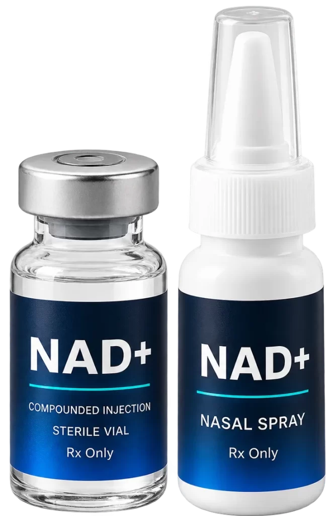 nad spray and vial